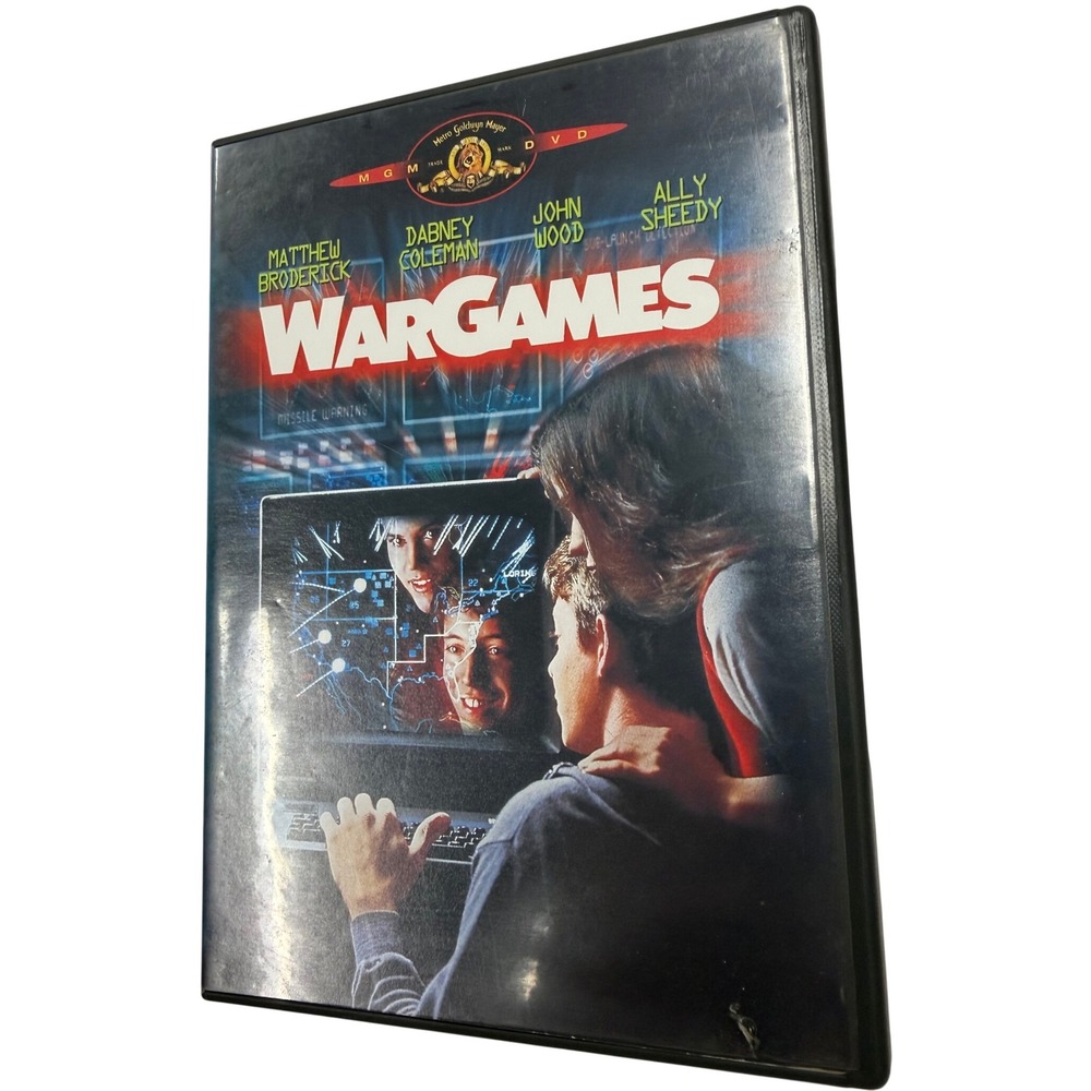WarGames DVD 1983 Matthew Broderick Ally Sheedy MGM Retro Tech Thriller Movie